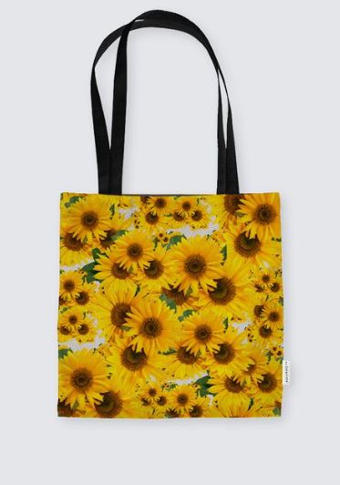 TRP Floral Print 04 Designer Suede Tote