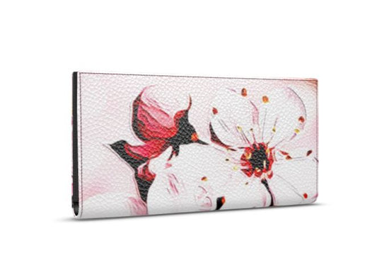 Floral Embosses: Pictorial Cherry Blossoms 01-02 Designer Travel Wallet