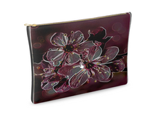 Load image into Gallery viewer, Floral Embosses: Pictorial Cherry Blossoms 01-04 Designer Leather Clutch Bag