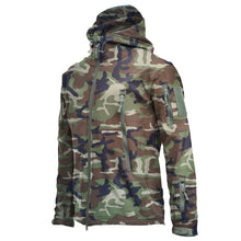 Load image into Gallery viewer, Solid Color or Camouflage Print Soft Shell Fleece Lined Male Windbreaker (8 colors)