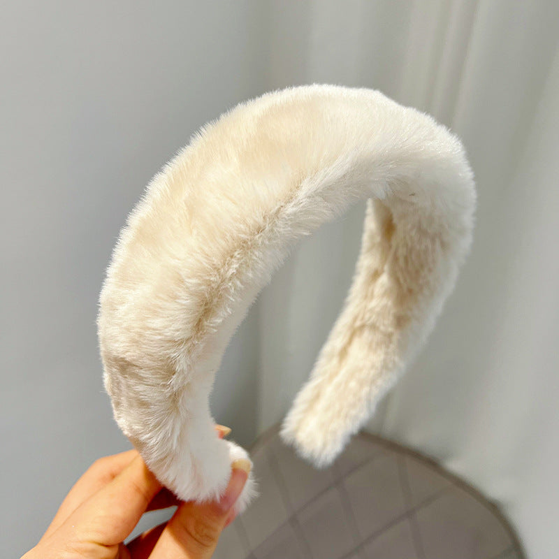 Plush Solid Color Mink Headband (10 colors)