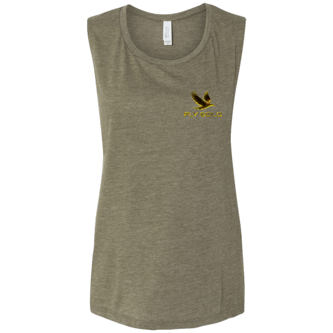 Outspoken Designs 03-01 "Fly Solo" Ladies Designer Flowy Drop Armhole Tank Top (7 colors)