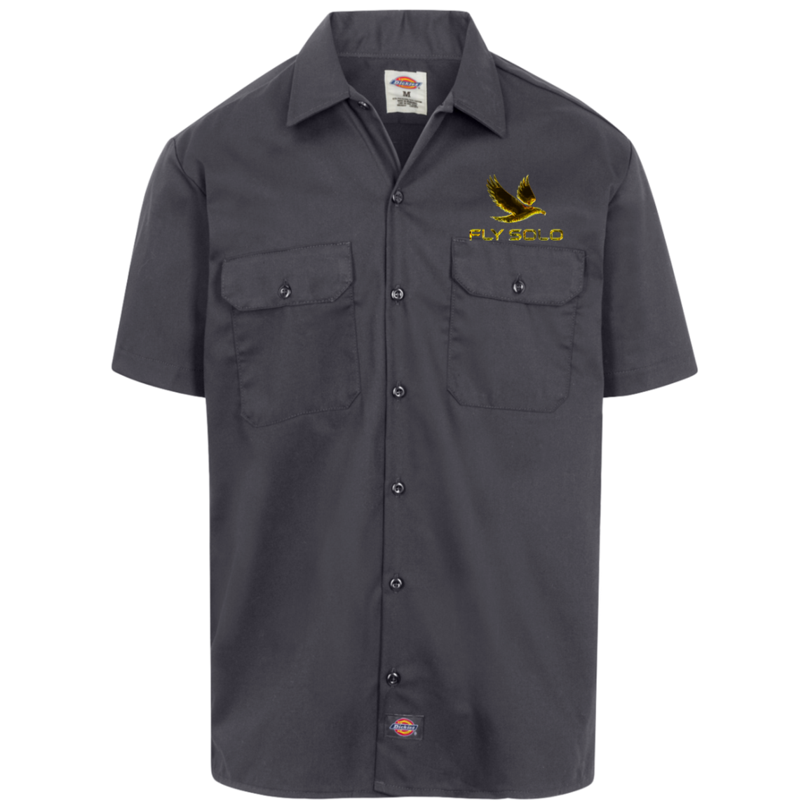 Outspoken Designs 03-01 "Fly Solo" Designer Dickies Men's Uniform Security Guard Workshirt (3 colors)