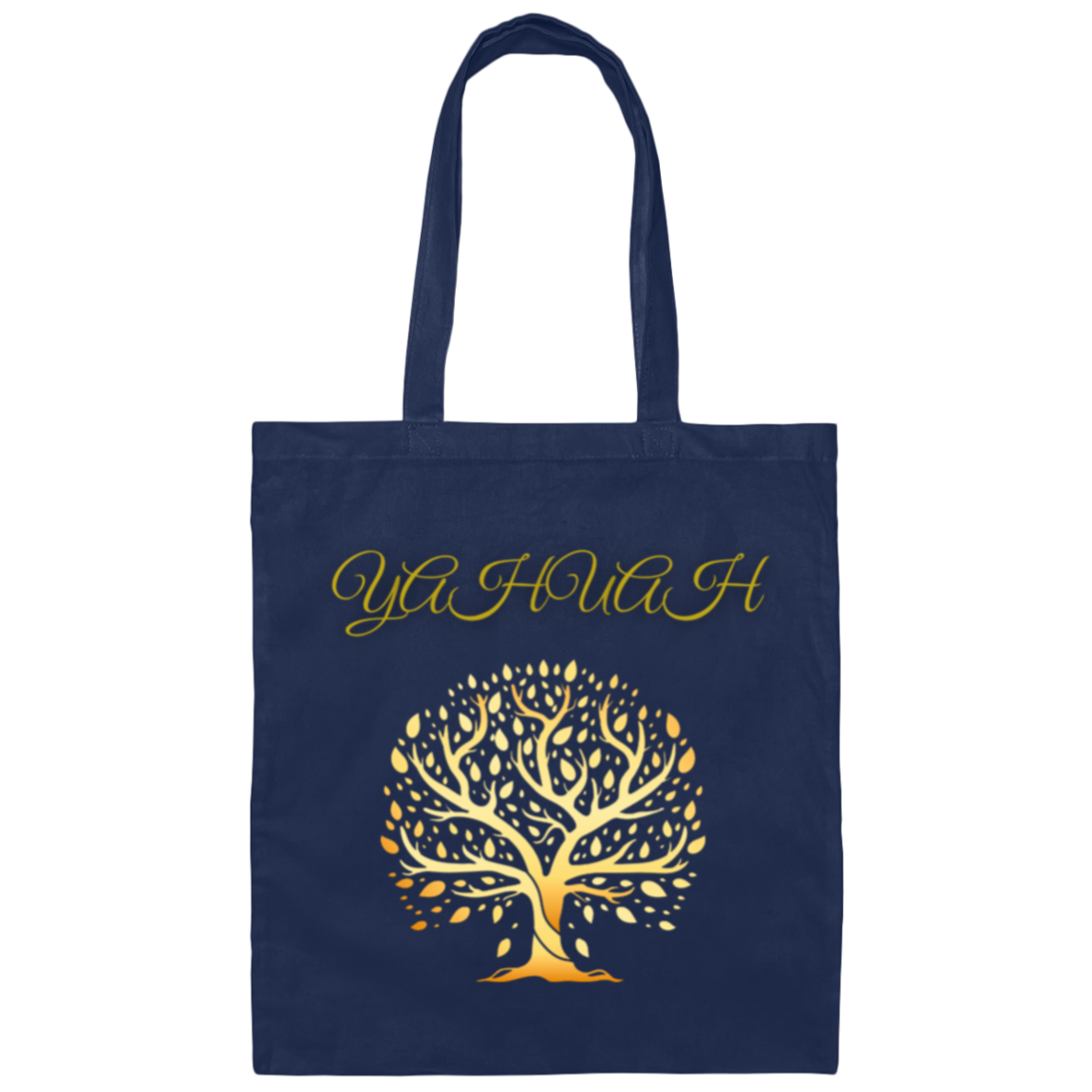 Yahuah-Tree of Life 01 Designer Canvas Tote Bag (6 colors)