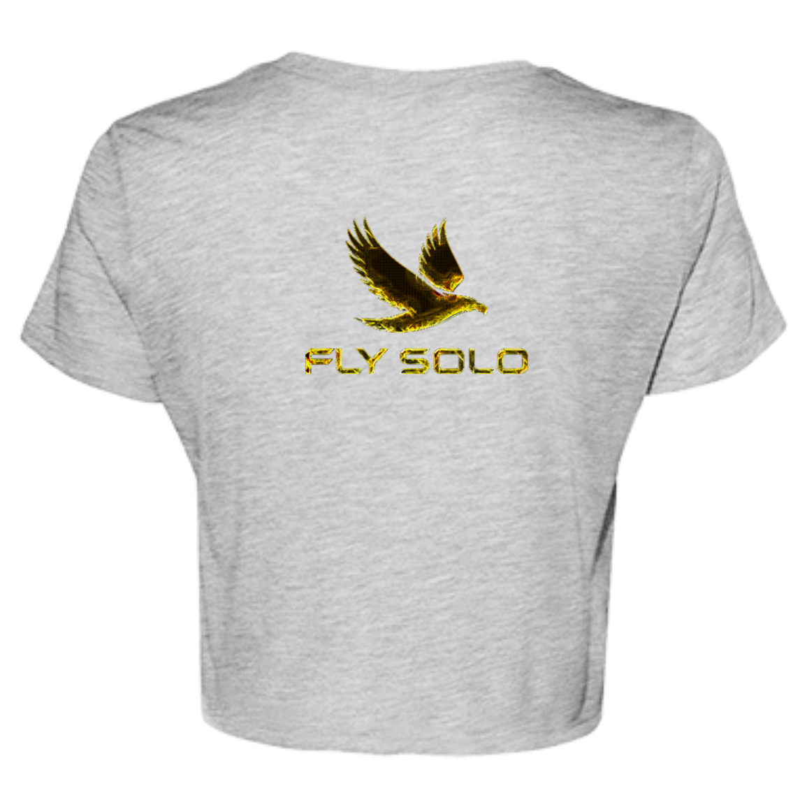 Outspoken Designs 03-01 "Fly Solo" Ladies Designer Flowy Cropped T-shirt (8 colors)