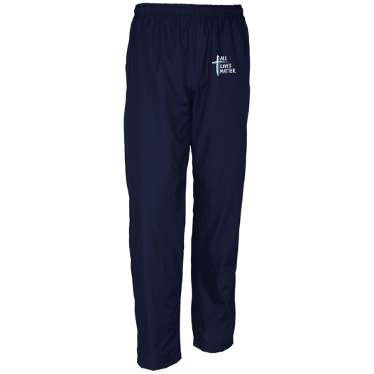 Outspoken Designs 04-02 "All Lives Matter" Men's Designer Wind Pants (Navy)