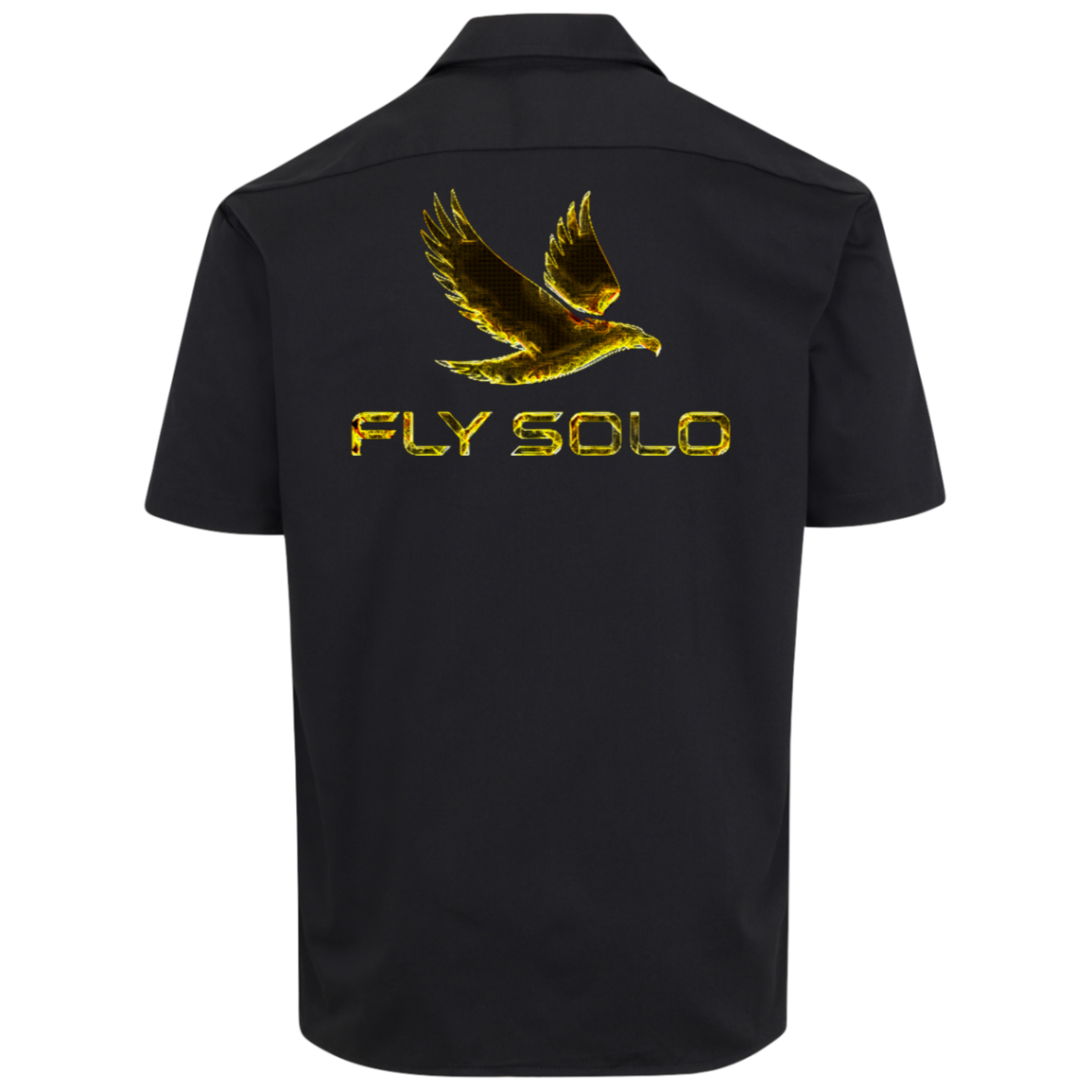 Outspoken Designs 03-01 "Fly Solo" Designer Dickies Men's Uniform Security Guard Workshirt (3 colors)