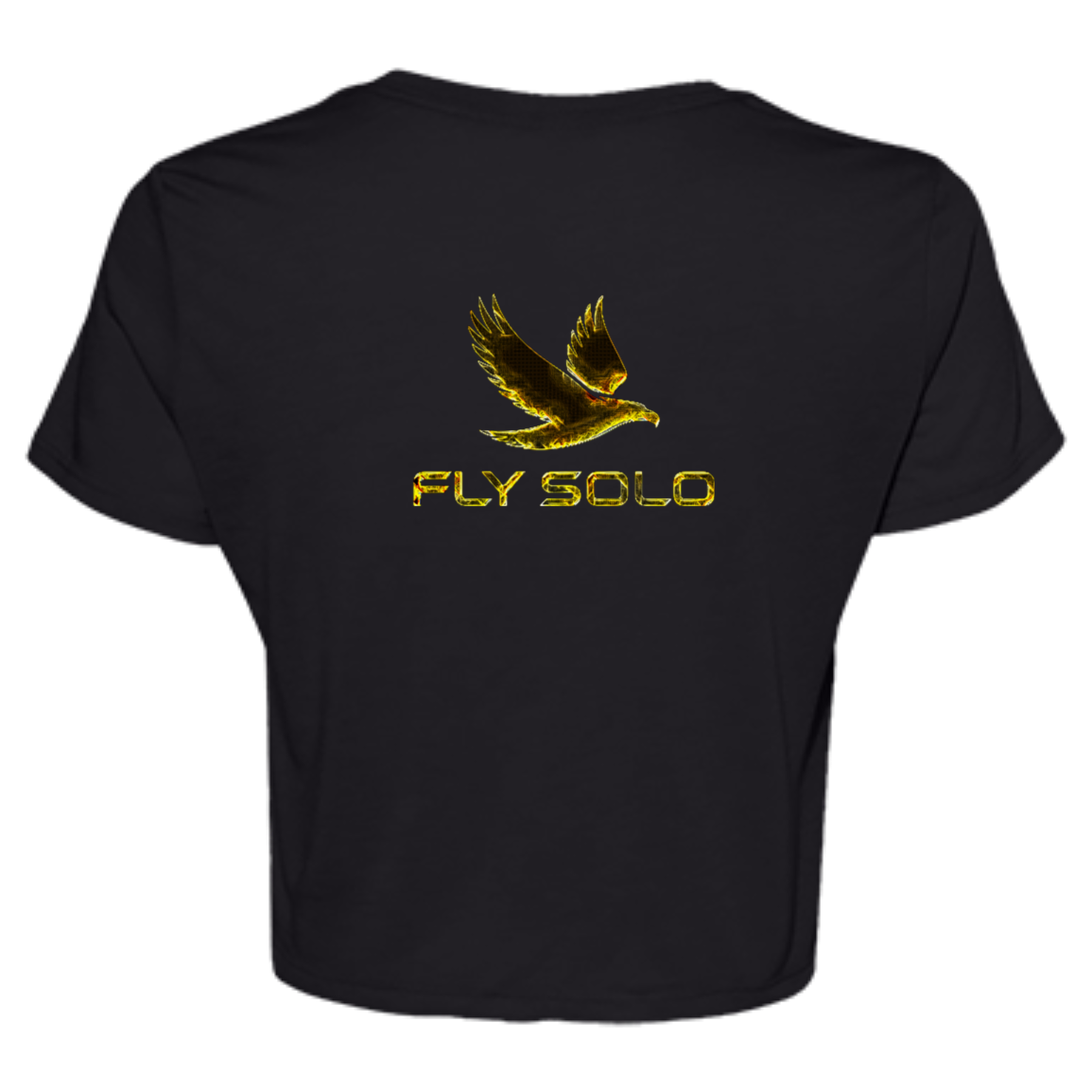 Outspoken Designs 03-01 "Fly Solo" Ladies Designer Flowy Cropped T-shirt (8 colors)