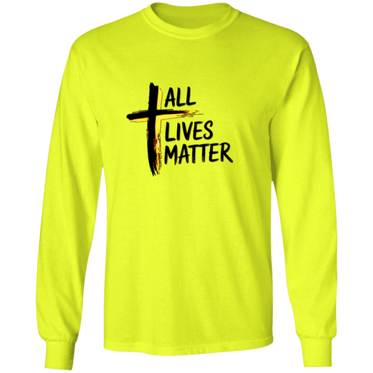 Outspoken Designs 04-01 "All Lives Matter" Designer Ultra Cotton Unisex T-Shirt (Safety Green)