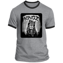 Cargar imagen en el visor de la galería, Camiseta con timbre de diseñador KINGZ 01-02 para hombre (3 colores) 
