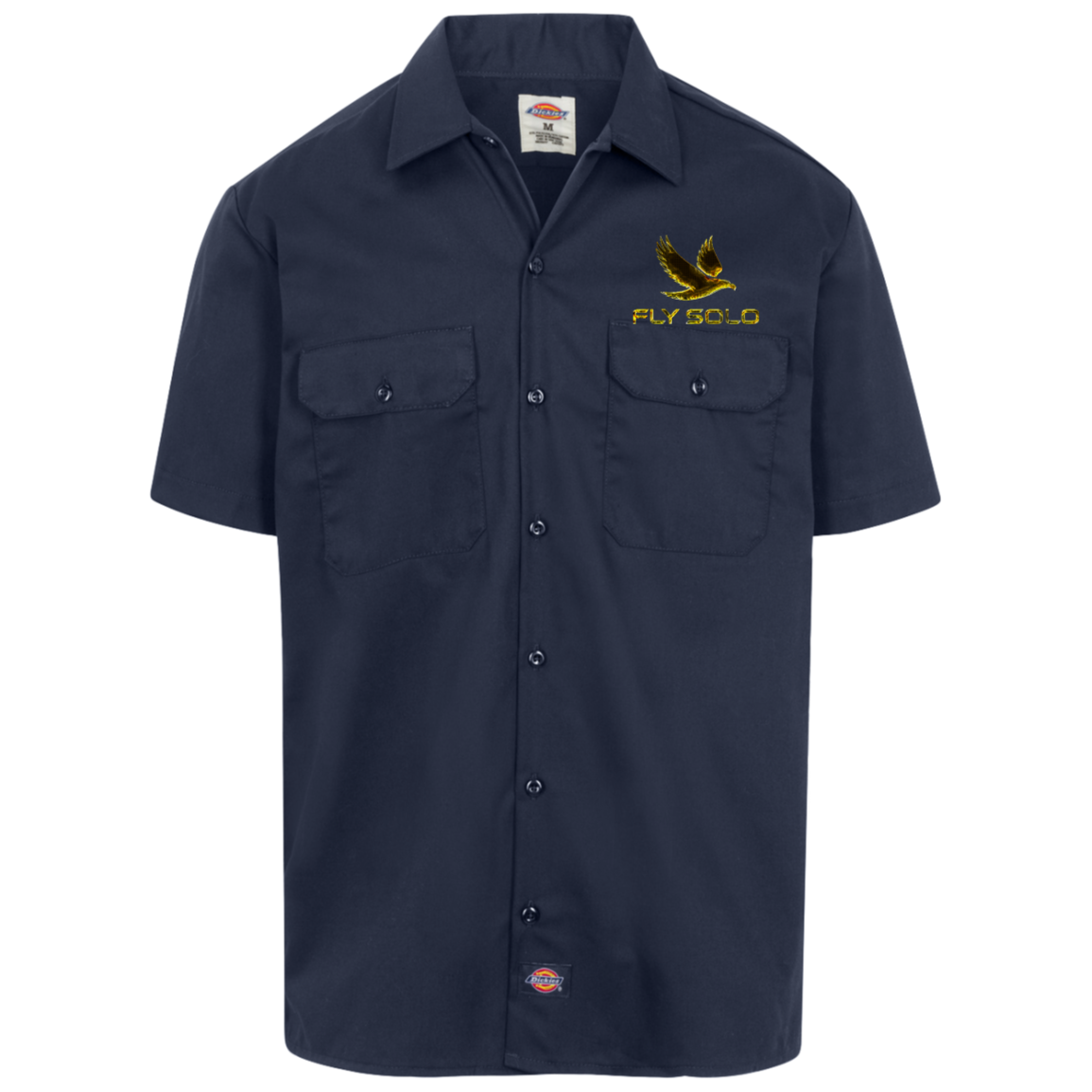 Outspoken Designs 03-01 "Fly Solo" Designer Dickies Men's Uniform Security Guard Workshirt (3 colors)