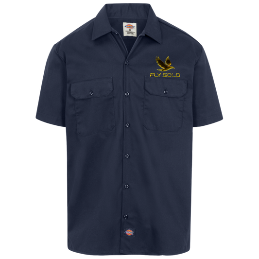 Outspoken Designs 03-01 "Fly Solo" Designer Dickies Men's Uniform Security Guard Workshirt (3 colors)