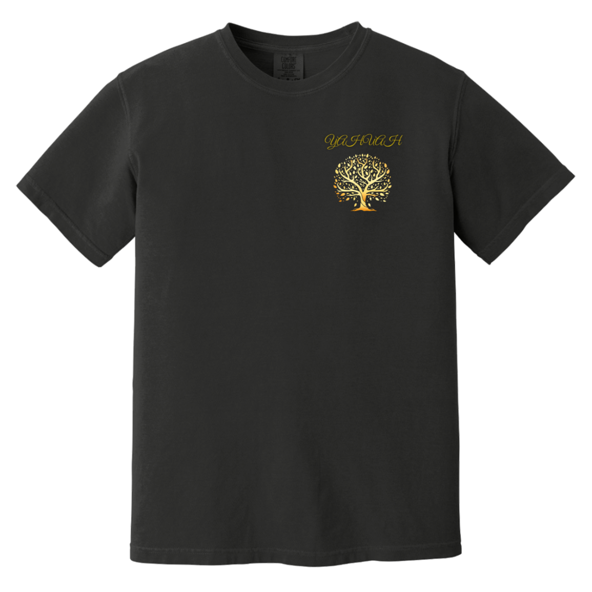 Yahuah-Tree of Life 01 Men's Designer Heavyweight Garment Dyed T-shirt (7 colors)