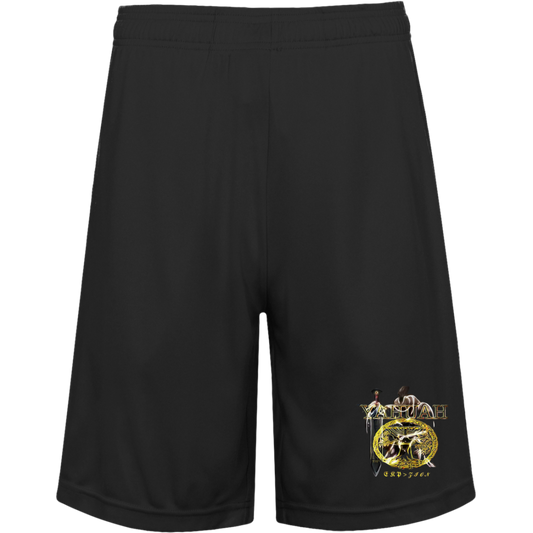 Yahuah-Name Above All Names 03-01 Royal Designer Team 365 Men's Zone Gym Short (6 colors)