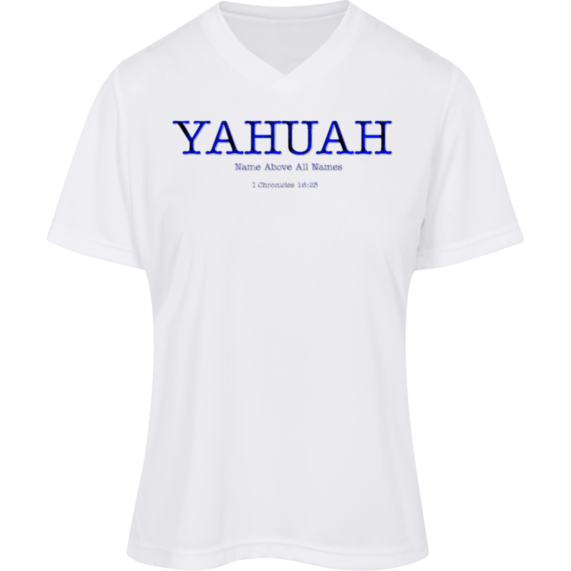 Yahuah-Name Above All Names 02-01 Designer Team 365 Ladies Zone V-neck T-shirt