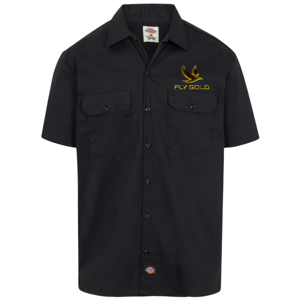 Outspoken Designs 03-01 "Fly Solo" Designer Dickies Men's Uniform Security Guard Workshirt (3 colors)