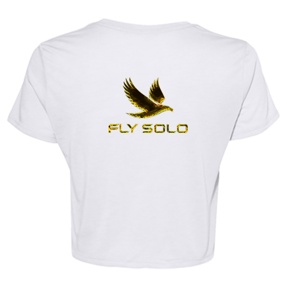 Outspoken Designs 03-01 "Fly Solo" Ladies Designer Flowy Cropped T-shirt (8 colors)