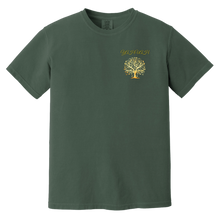 Cargar imagen en el visor de la galería, Yahuah-Tree of Life 01 Camiseta teñida en prenda pesada de diseñador para hombre (7 colores) 