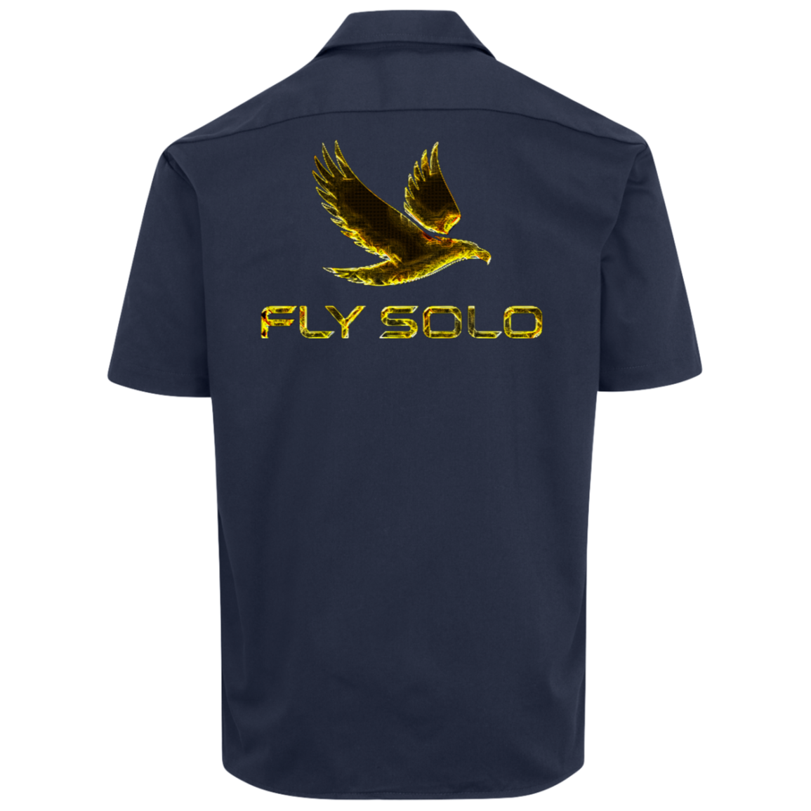 Outspoken Designs 03-01 "Fly Solo" Designer Dickies Men's Uniform Security Guard Workshirt (3 colors)