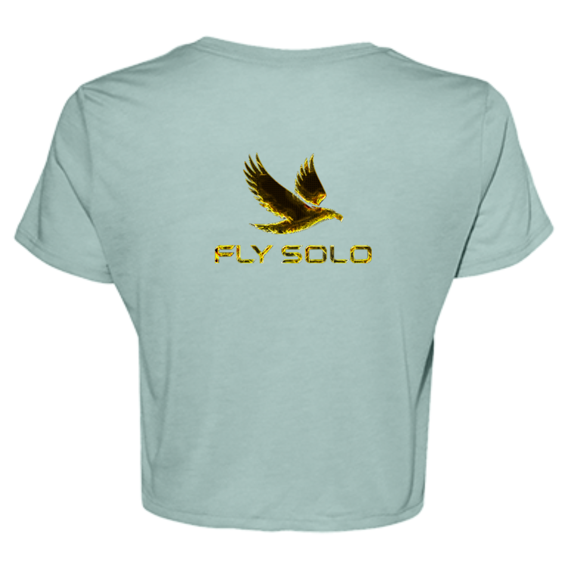 Outspoken Designs 03-01 "Fly Solo" Ladies Designer Flowy Cropped T-shirt (8 colors)