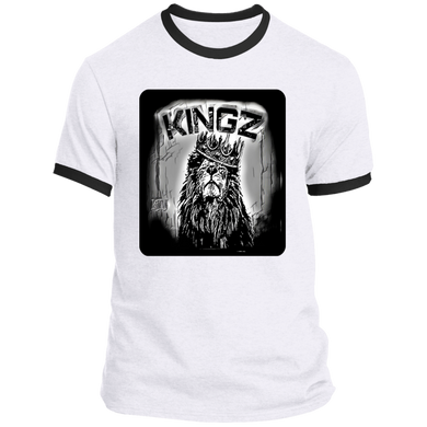 Camiseta con timbre de diseñador KINGZ 01-02 para hombre (3 colores) 