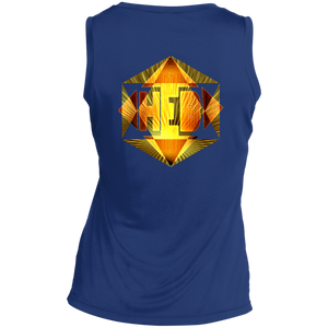 Hebrew World 01-01 Camiseta de rendimiento sin mangas con cuello en V de diseñador para mujer (3 colores) 