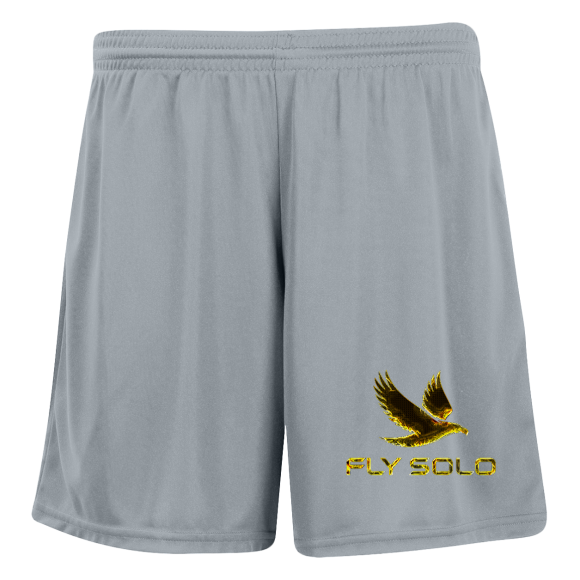 Outspoken Designs 03-01 "Fly Solo" Ladies Designer Moisture Wicking 7 inch Inseam Training Shorts (8 colors)