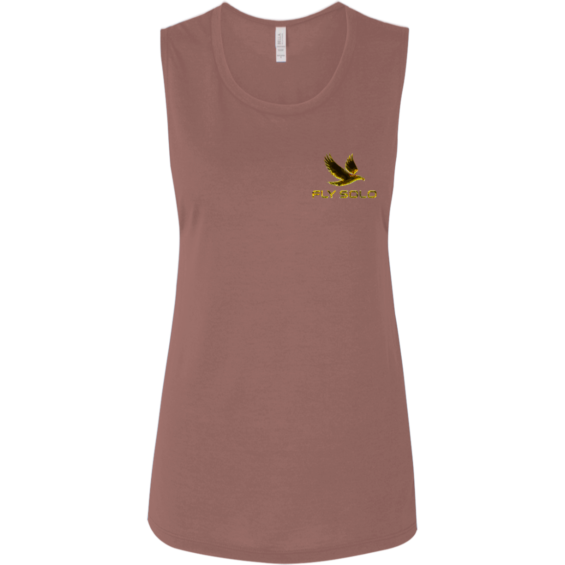 Outspoken Designs 03-01 "Fly Solo" Ladies Designer Flowy Drop Armhole Tank Top (7 colors)