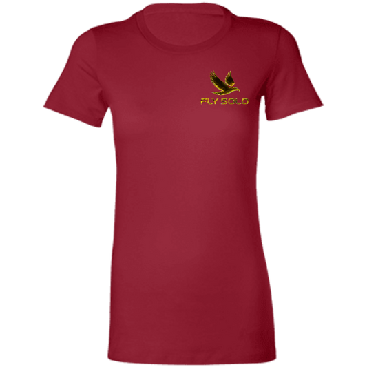 Outspoken Designs 03-01 "Fly Solo" Ladies Designer Favorite Long T-shirt (5 colors)