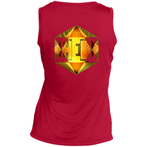 Hebrew World 01-01 Camiseta de rendimiento sin mangas con cuello en V de diseñador para mujer (3 colores) 