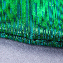 Cargar imagen en el visor de la galería, Sleeveless Deep V-neck Foil Print Bandage Midi Dress (4 colors)