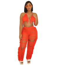 Load image into Gallery viewer, Solid Fringed Pants and Bikini Top Two Piece Set (10 colors)