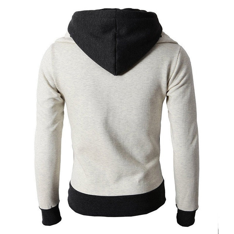 Thickened Full Zip High Neck Male Hoodie (3 colors)