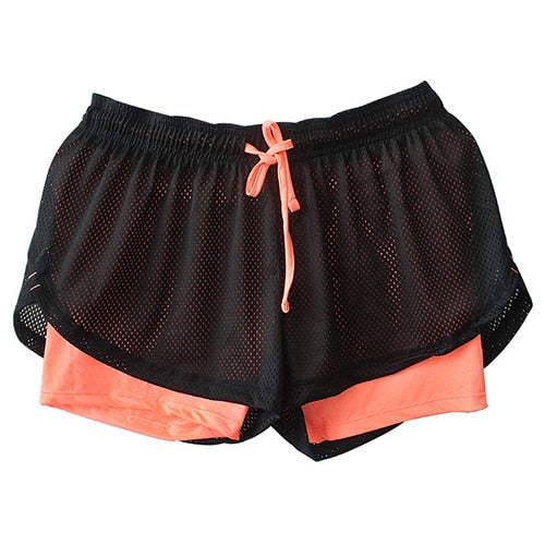 Women's Mesh 2-in-1 Running Shorts (8 colors)