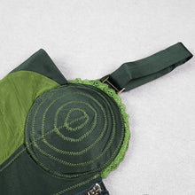 Cargar imagen en el visor de la galería, Two-Tone Corduroy Front Zipper Backless Bodycon Slip Midi Dress