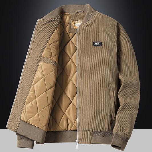 Corduroy Bomber Jacket for Men (4 colors)