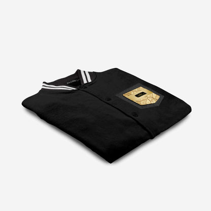 Outspoken Designs 03-02 "Fly Solo" Men's Designer Stripe Insert Premium Varsity Jacket