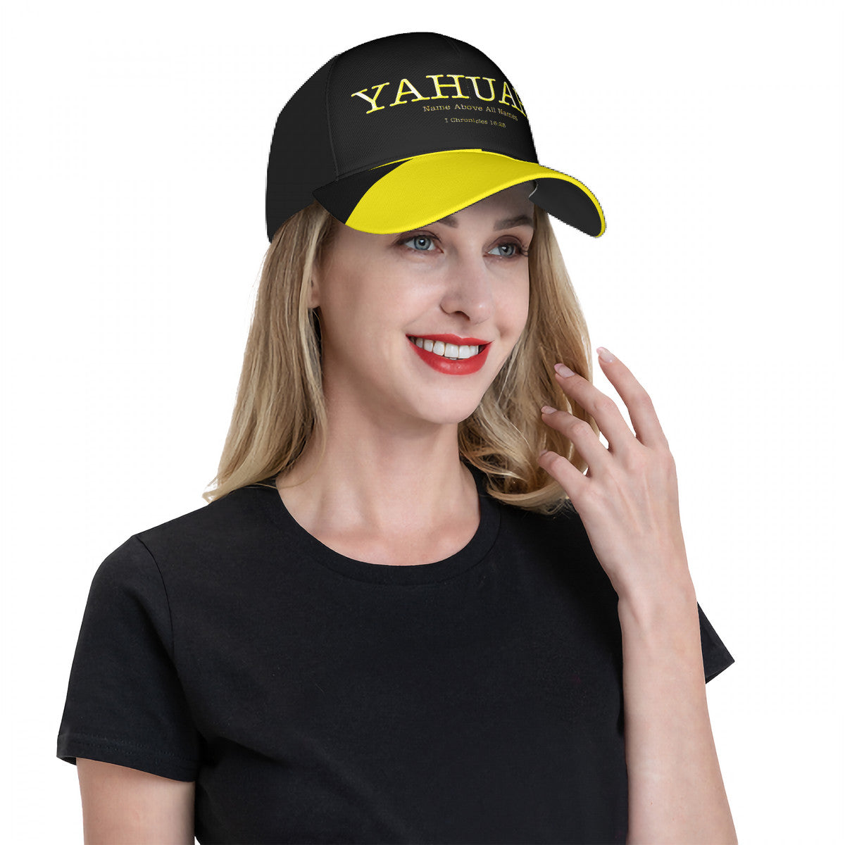 Yahuah-Name Above All Names 02-02 Designer Curved Brim Baseball Cap