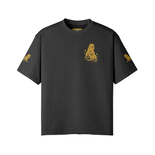 Like Father, Like Son 02-01 Men's Designer Drop Shoulder Faded Raw Hem T-shirt (8 colors)