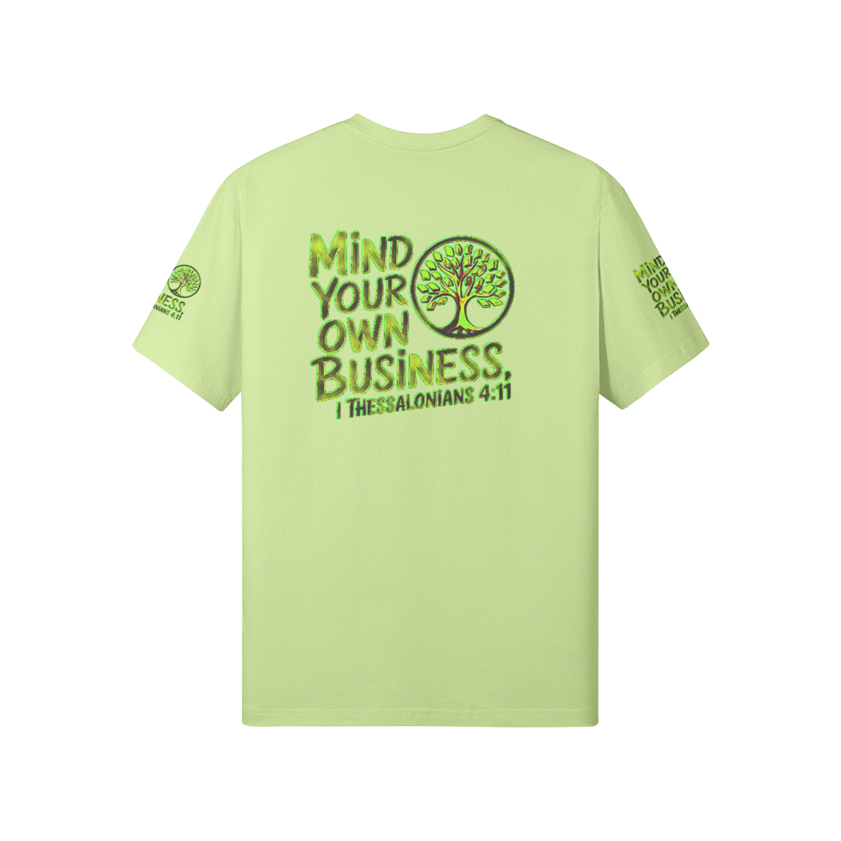 Outspoken Designs 06-02 "Mind Your Own Business" Designer Unisex Classic Fit T-shirt (5 colors)
