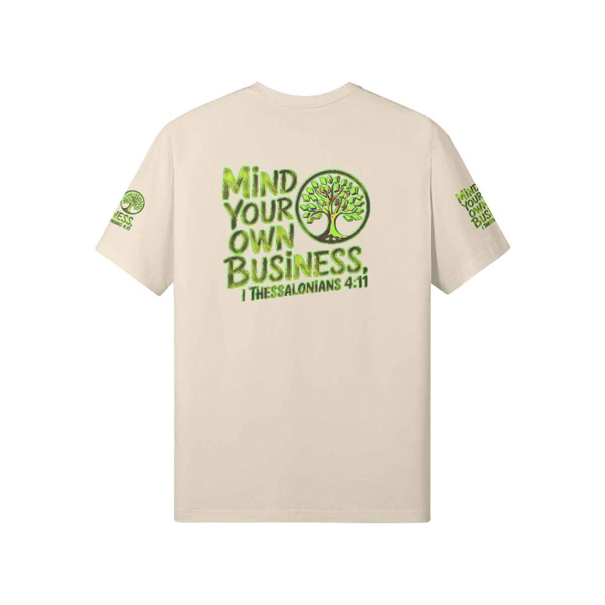 Outspoken Designs 06-02 "Mind Your Own Business" Designer Unisex Classic Fit T-shirt (5 colors)