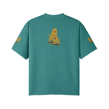 Cargar imagen en el visor de la galería, Like Father, Like Son 02-01 Men&#39;s Designer Drop Shoulder Faded Raw Hem T-shirt (7 colors)