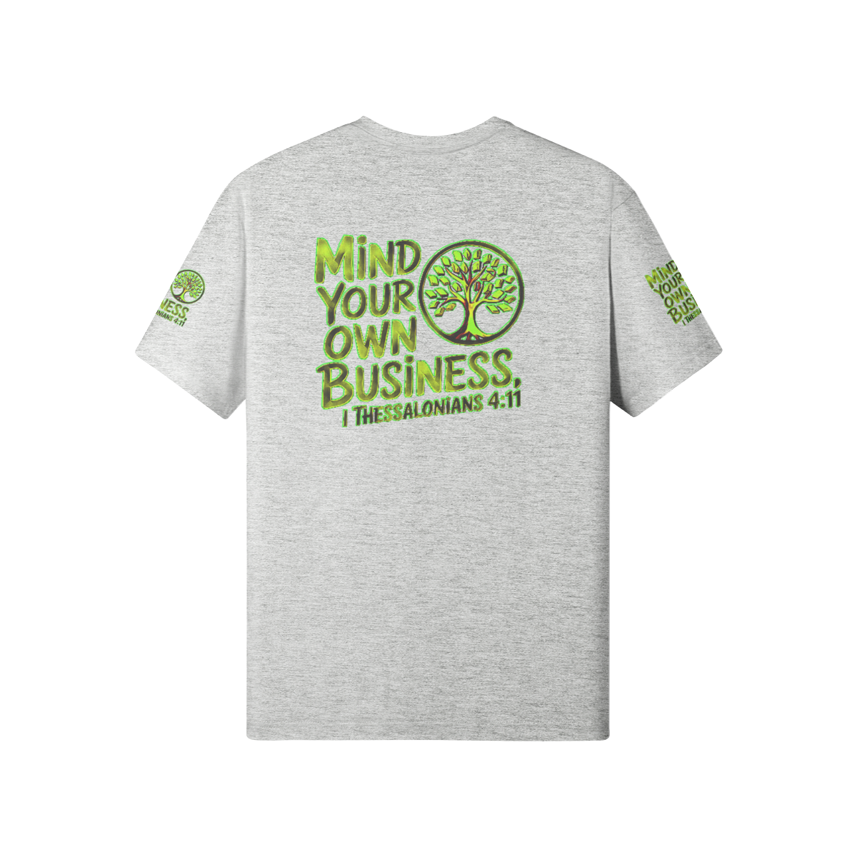 Outspoken Designs 06-02 "Mind Your Own Business" Designer Unisex Classic Fit T-shirt (5 colors)