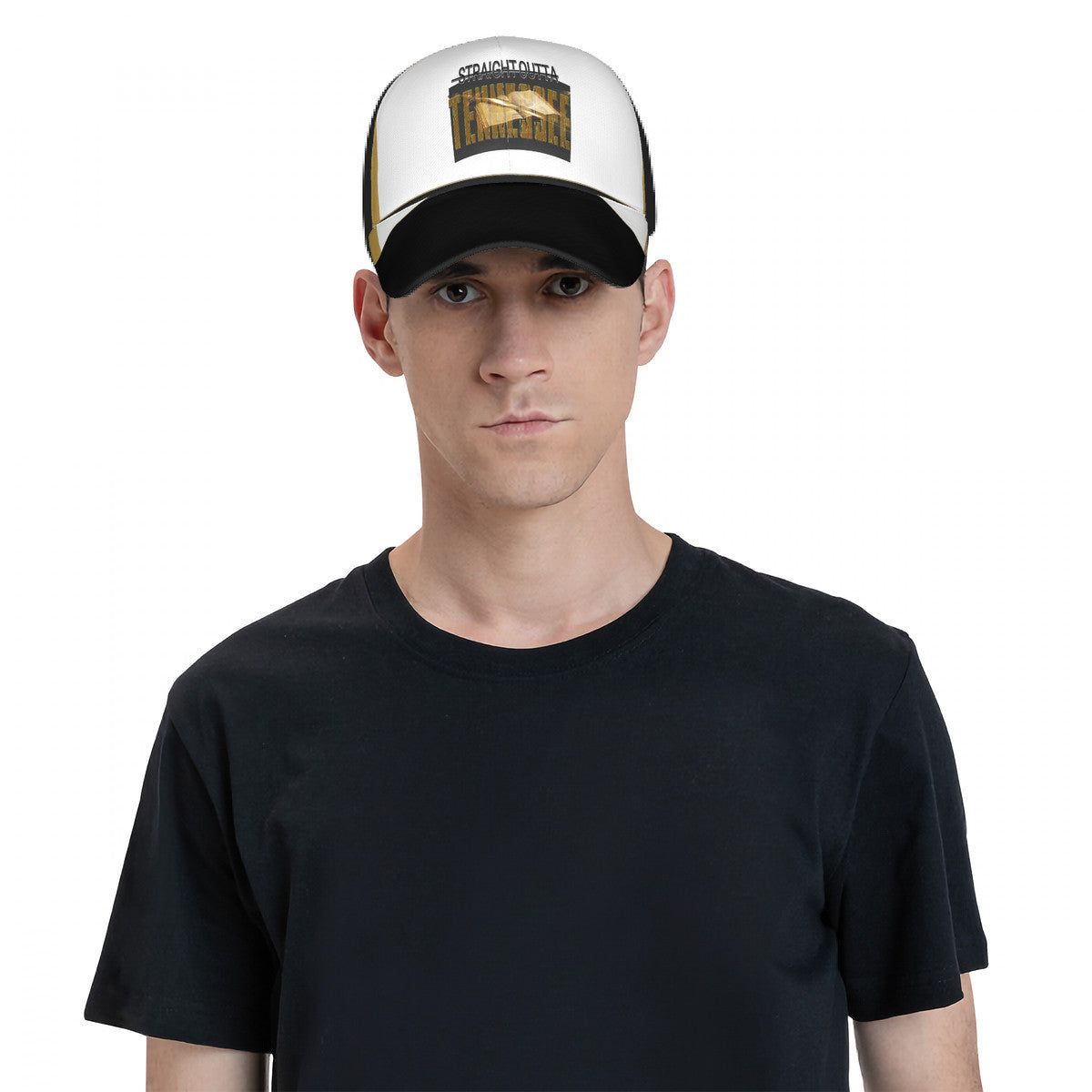 Straight Outta Tennessee 01 Designer Curved Brim Baseball Cap