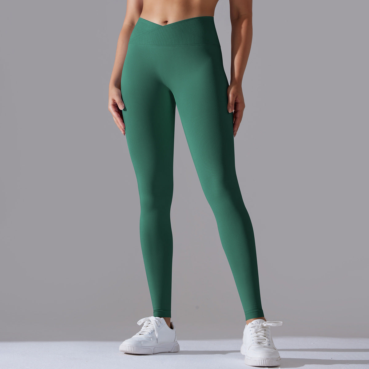 Seamless Knitted Solid Color Yoga Pants (12 colors)