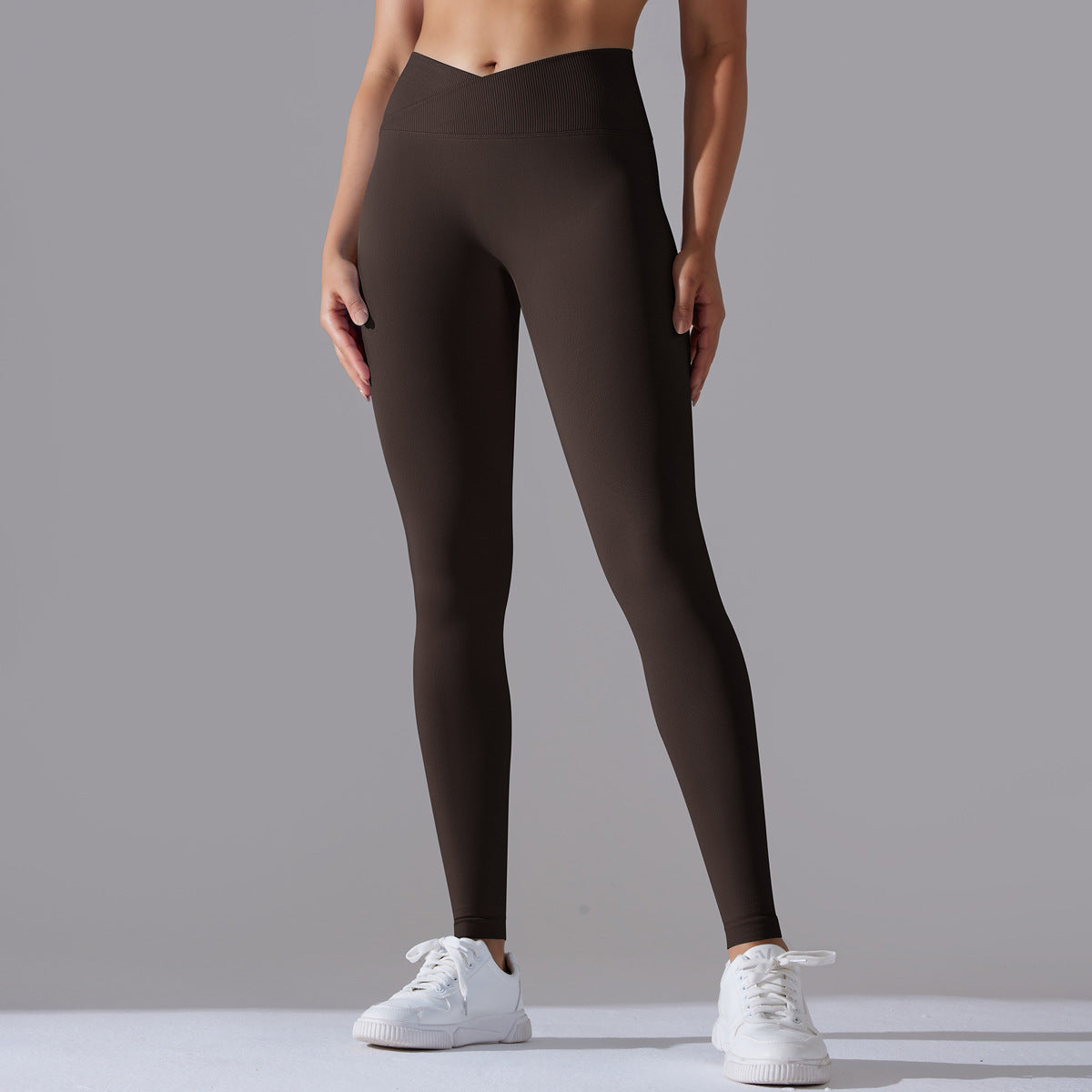 Seamless Knitted Solid Color Yoga Pants (12 colors)