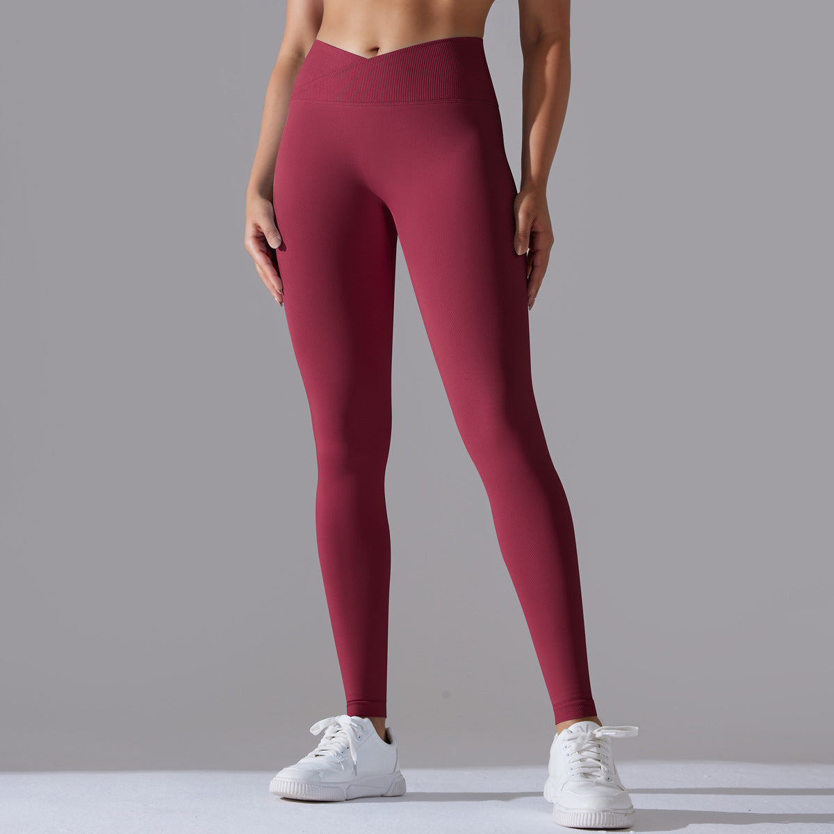 Seamless Knitted Solid Color Yoga Pants (12 colors)