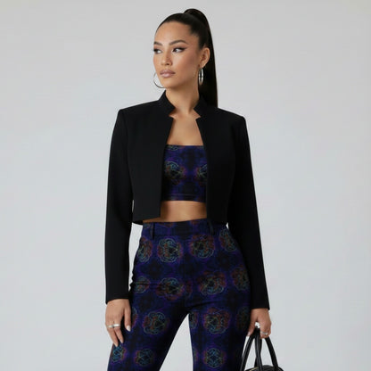 Floral Embosses: Roses 01 Designer Bandeau Top