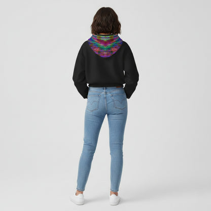 I AM HEBREW 01 Designer Cropped Drop Shoulder Hoodie