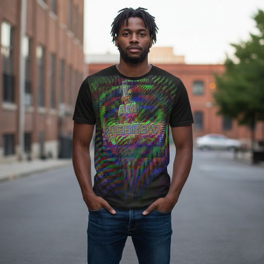 I AM HEBREW 01 Men's Designer Imitation Cotton T-shirt